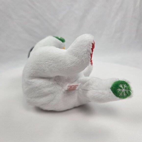 Ty Beanie Bellies Christmas/Holiday WEATHERBY the Snowman 6" - Picture 5 of 9